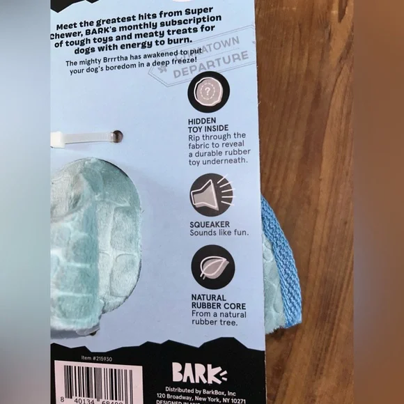 Blue Dragon BarkBox Super Chewer Dog Toy - Picture 10 of 10